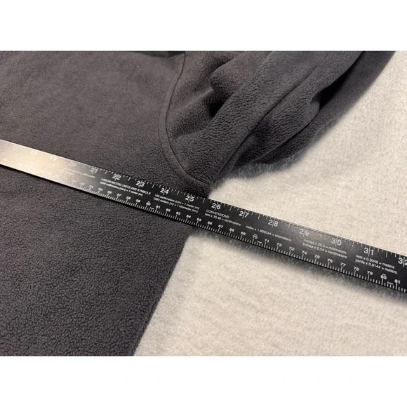 Beverly Hills Polo Club‎ Mens XL Gray Full Zip Fleece Jacket Quilted Yoke Mixed - Picture 9 of 11